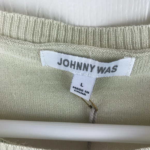 Johnny Was Elodie Scarf Pullover Top Cashmere Silk Large - Picture 2 of 5